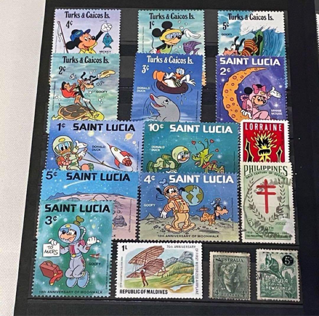 切手　外国　1冊291枚まとめ売り　切手コレクションアルバム