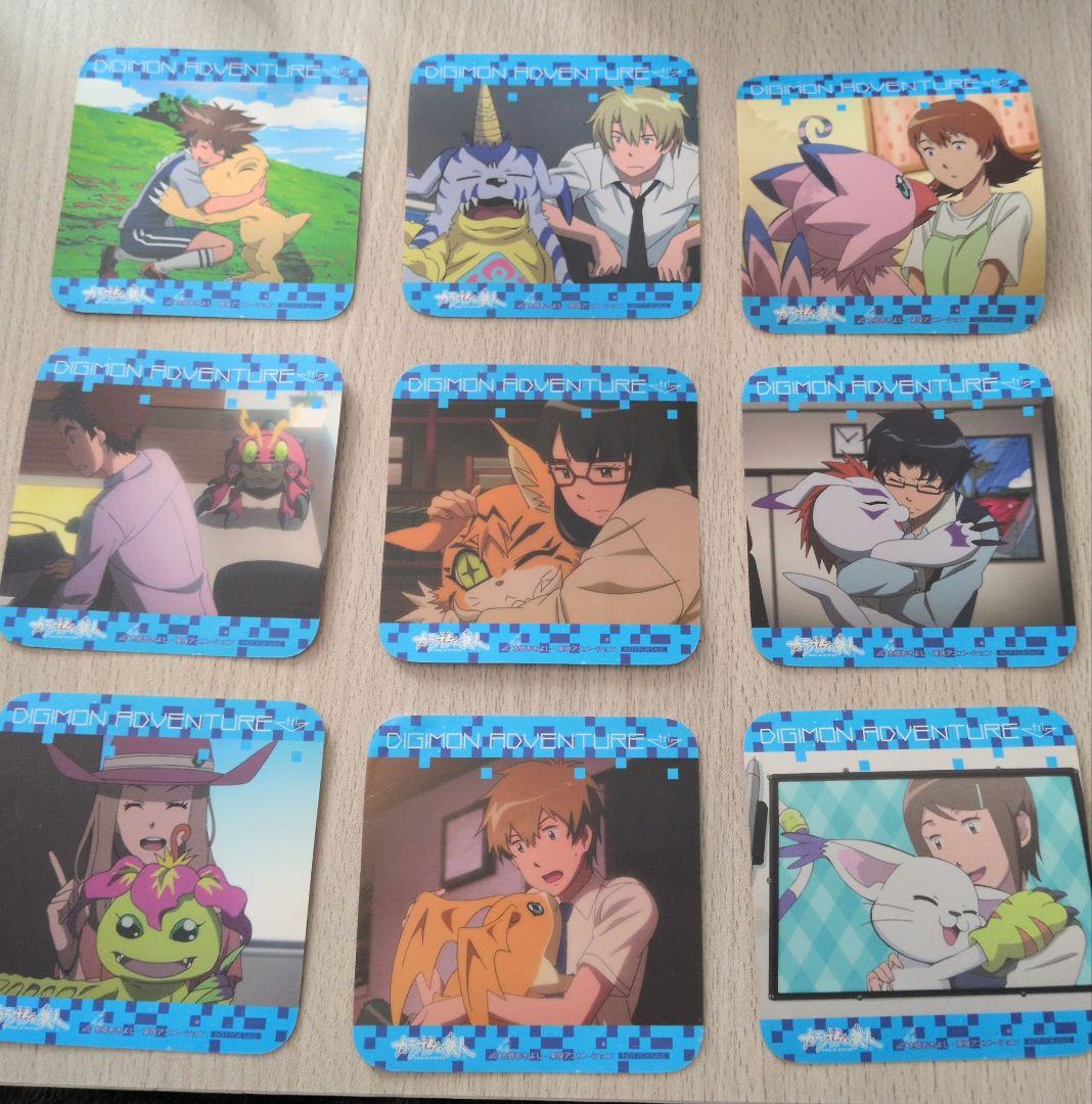 デジモンアドベンチャーtri. カラ鉄コラボ 第1弾 コースター コンプセット