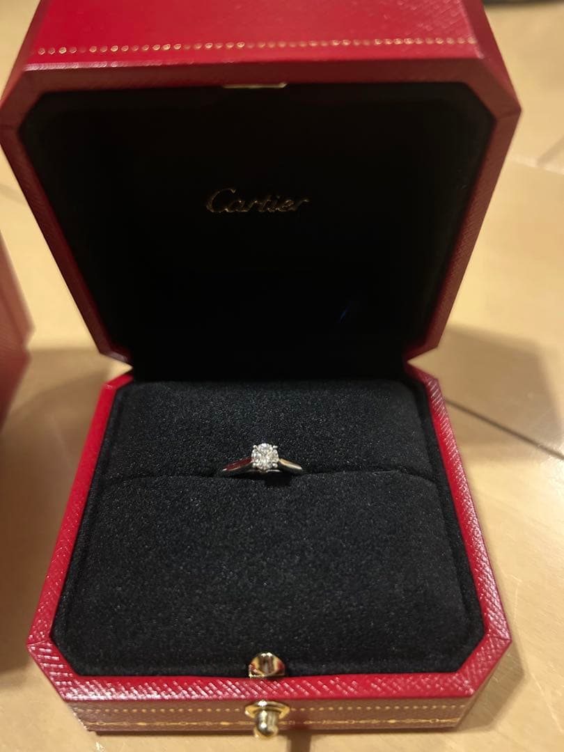 ［孫悟空］カルティエ　Cartier 婚約指輪　8号