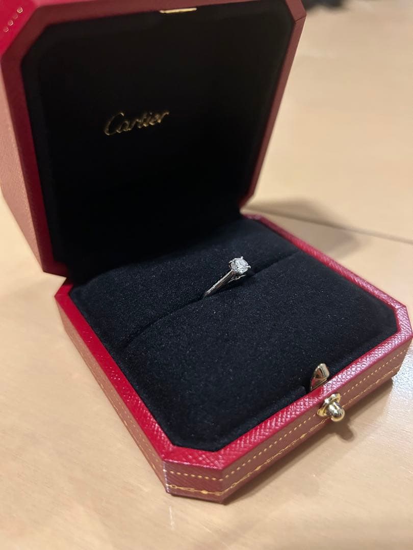 ［孫悟空］カルティエ　Cartier 婚約指輪　8号