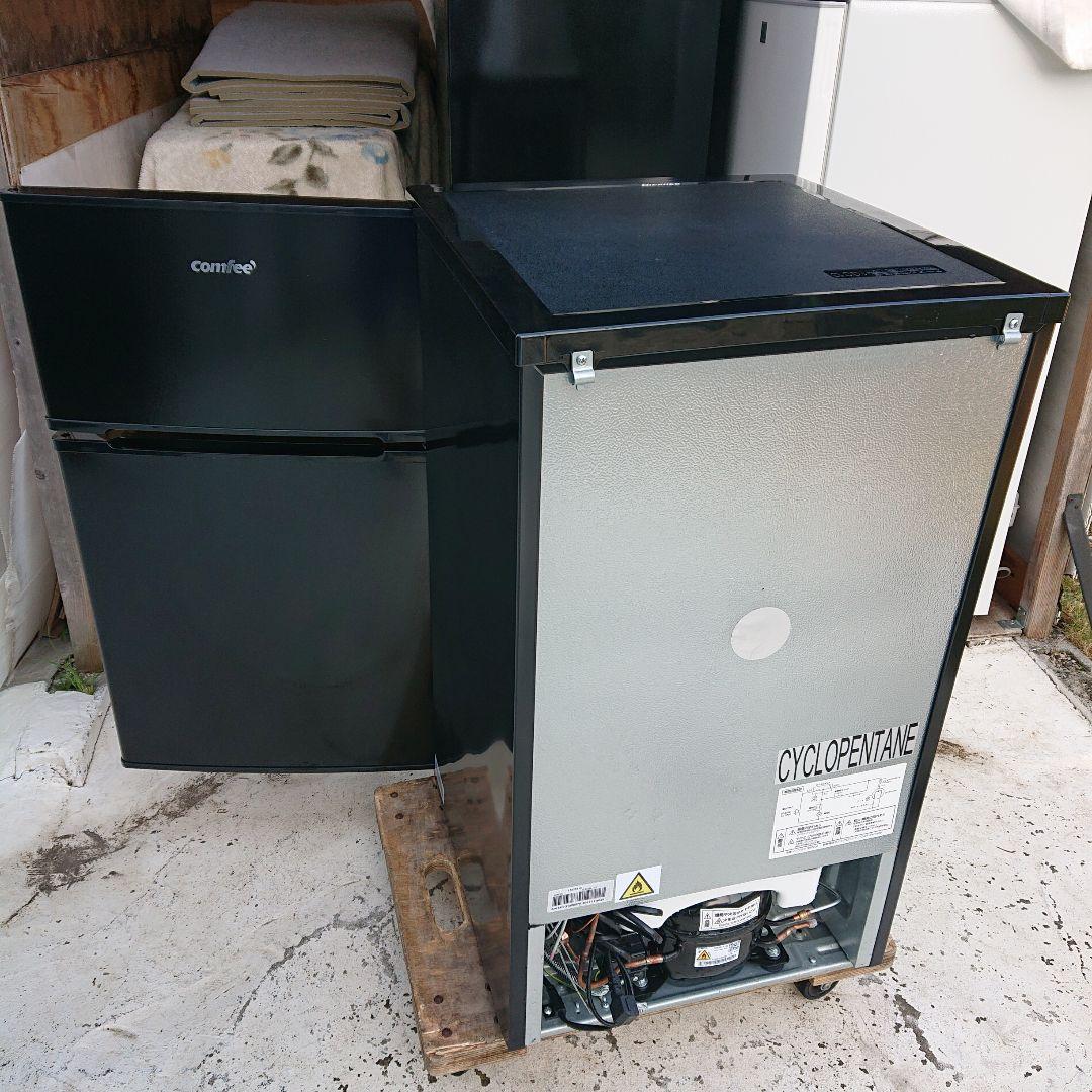 コンフィー2023年製90L冷蔵庫 ブラック 美品 送料/設置無料