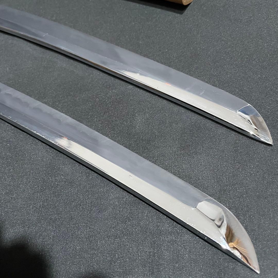 訳あり品 模造刀 白鞘 2本 セット コスプレ 演劇 撮影 防犯 日本刀レプリカ