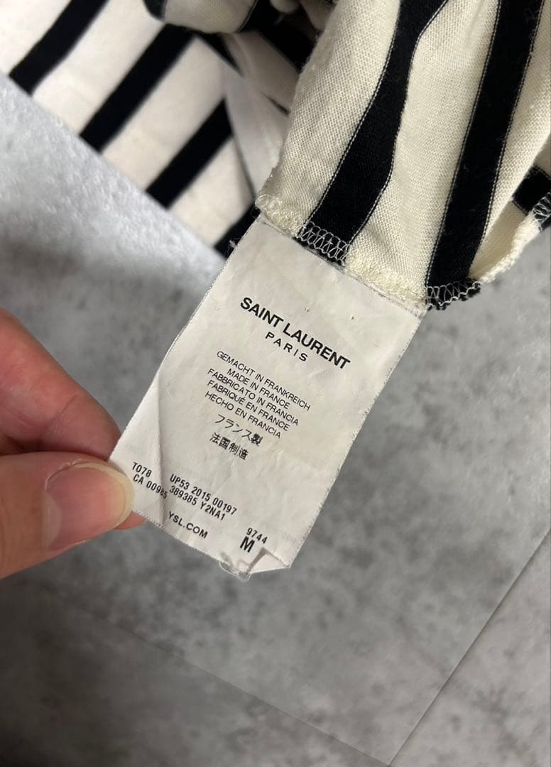 Saint Laurent AW15 ボーダー　Tシャツ