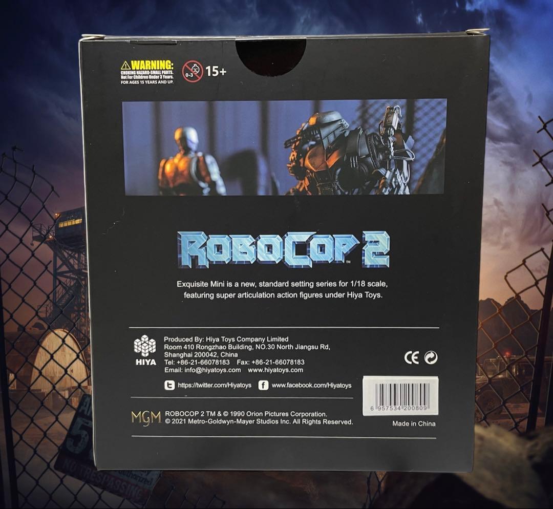新品未開封『ロボコップ2』ケイン＆ロボコップ 2体セット ハイヤトイズ 1/18