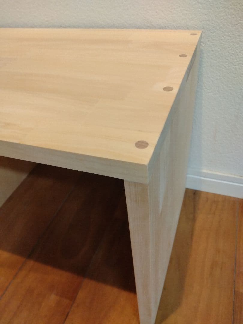 木製　ハンドメイド　オーダー　コの字　踏み台　スツール　ベンチ　ラック　水槽台