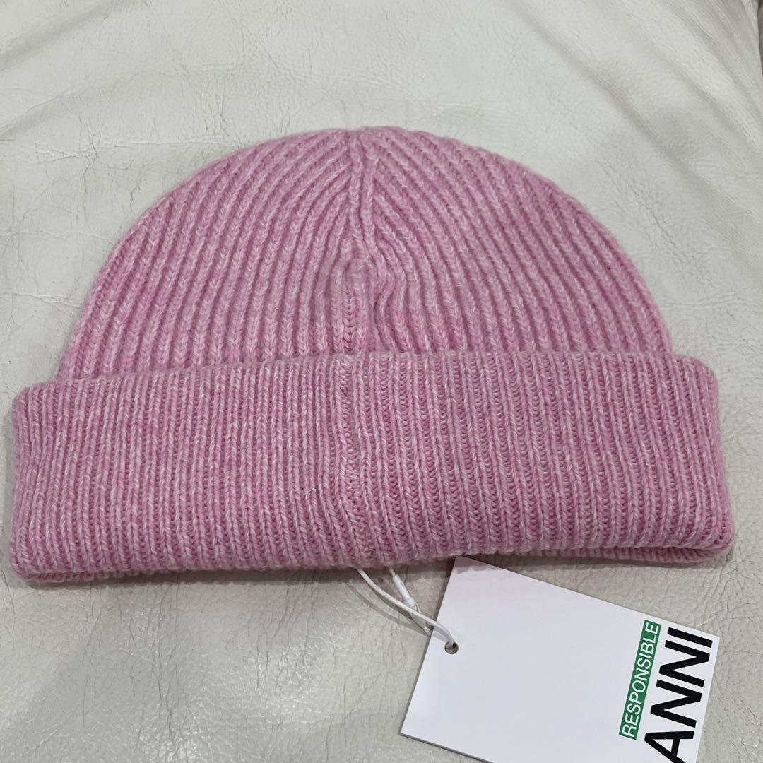 GANNI ガニー　ニットキャップ