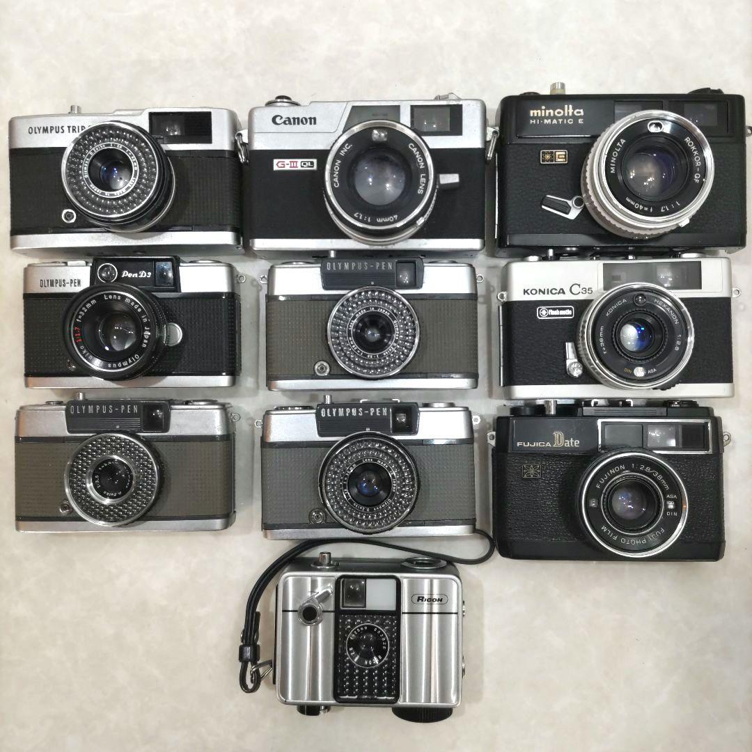 【ジャンク品】レトロ フィルムカメラ 10台 まとめ 3