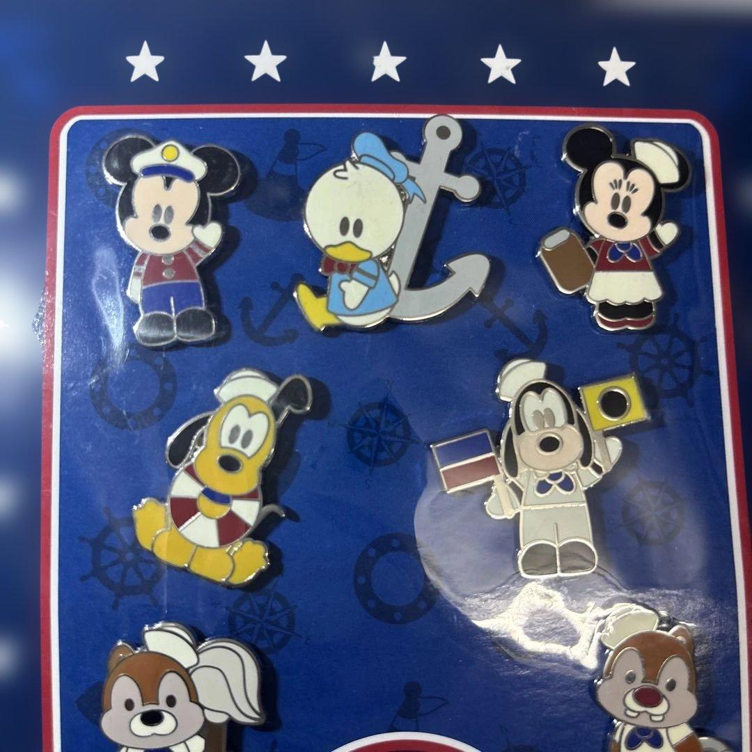 ディズニークルーズライン ピンバッジ セット　7個