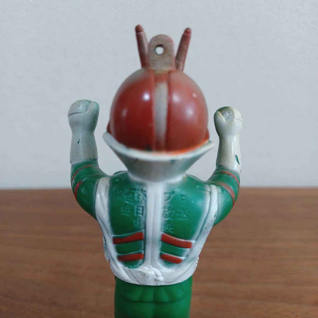 当時ものポピー製 仮面ライダー希少ソフビペンダントトップ（チェーン無）5点セット