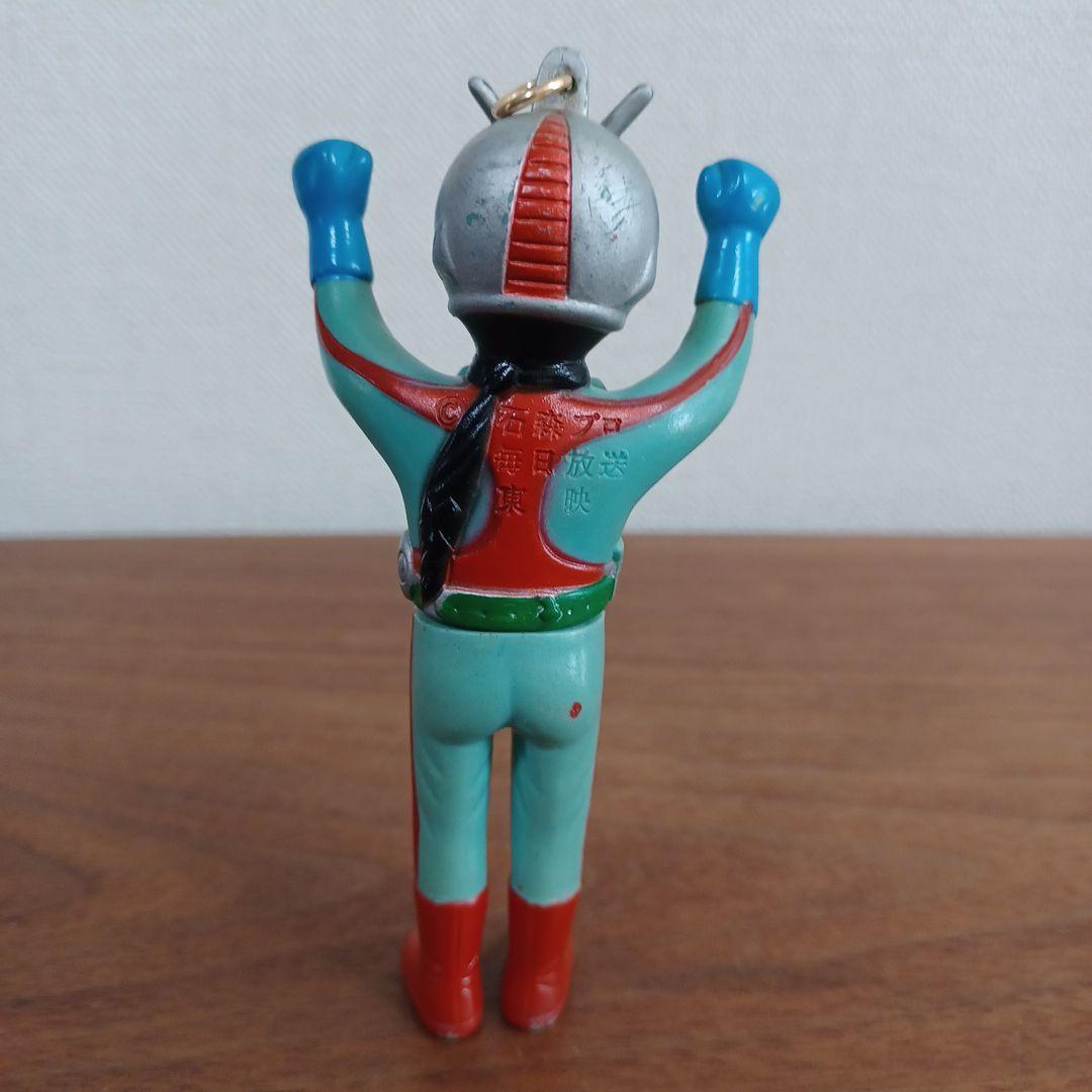 当時ものポピー製 仮面ライダー希少ソフビペンダントトップ（チェーン無）5点セット