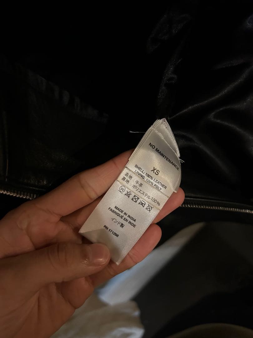 ジャケット・アウター NO MAINTENANCE Black Trucker Jacket xs