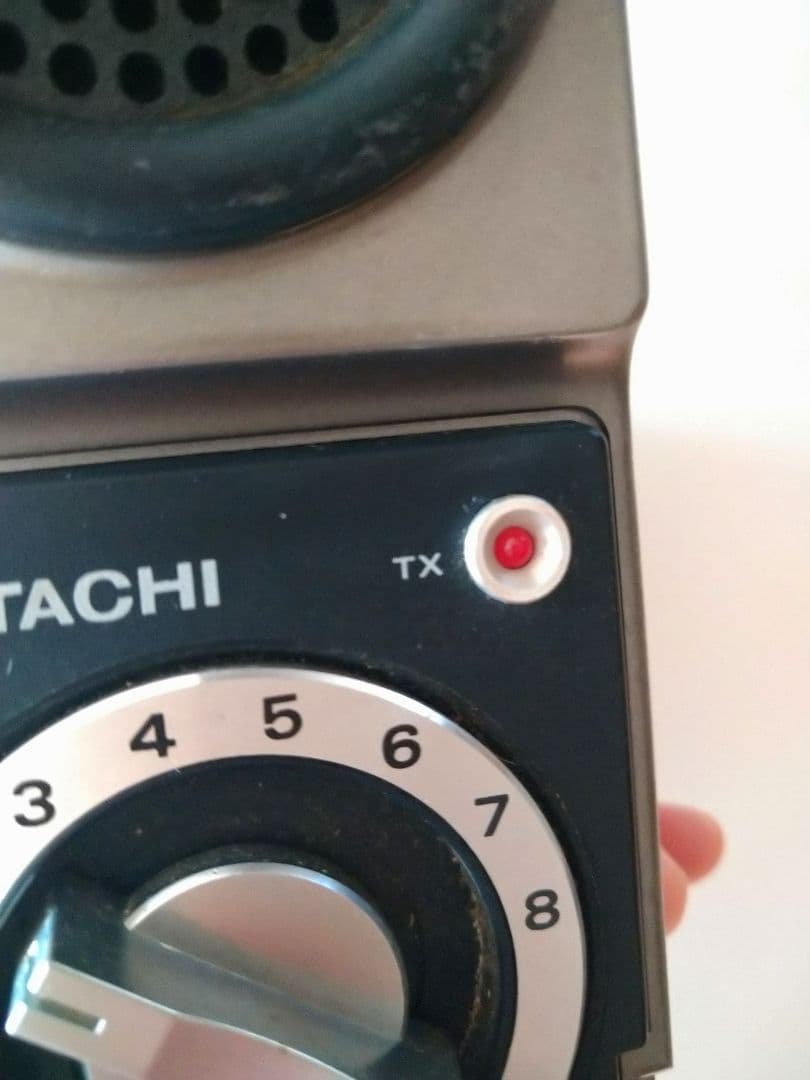 HITACHI トランシーバー　CH-580　昭和レトロ　希少　レア