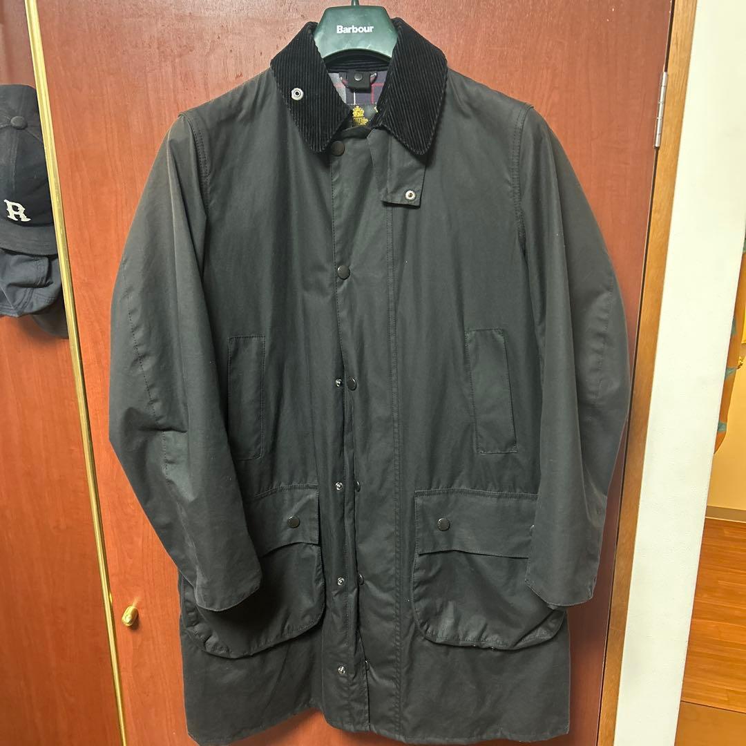h_s1978% 様　Barbour ブラックジャケット 38インチ　ボーダー
