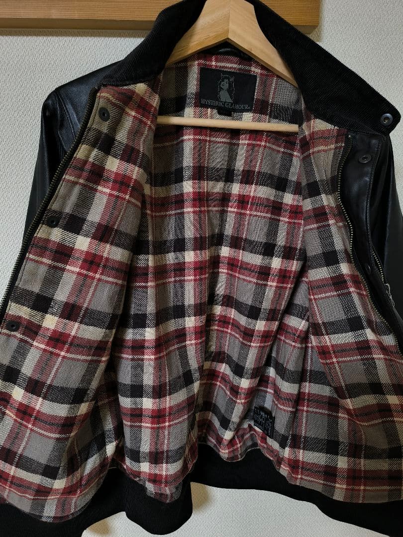 【美品】ヒステリックグラマー　レザージャケット　ライダース