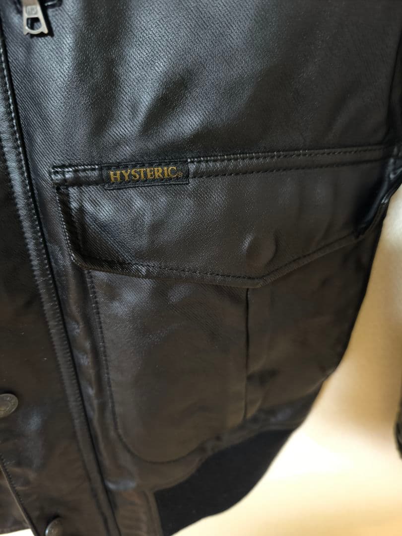 【美品】ヒステリックグラマー　レザージャケット　ライダース