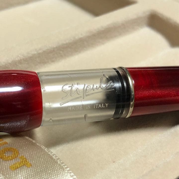 ☆スティピュラ ヴェド ルビーノ 万年筆 旧型 吸入式 ニブF ヴィンテージ☆