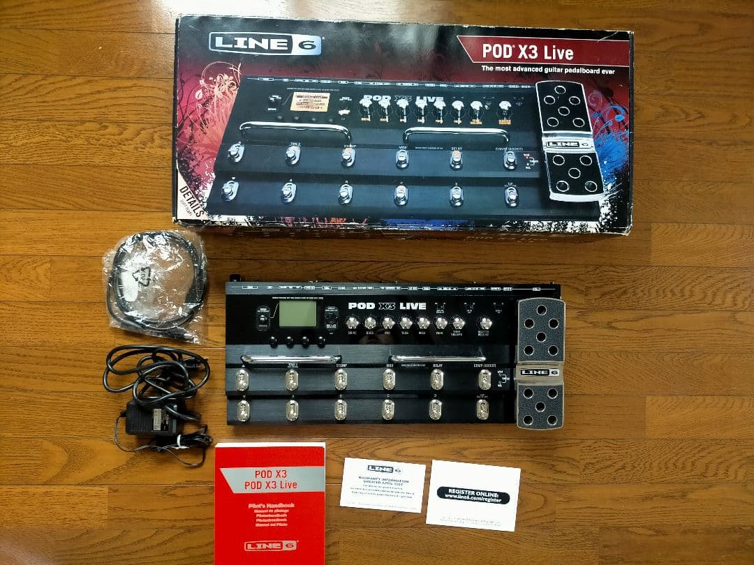 こてつ】LINE 6 POD X3 Live ギター　マルチエフェクター