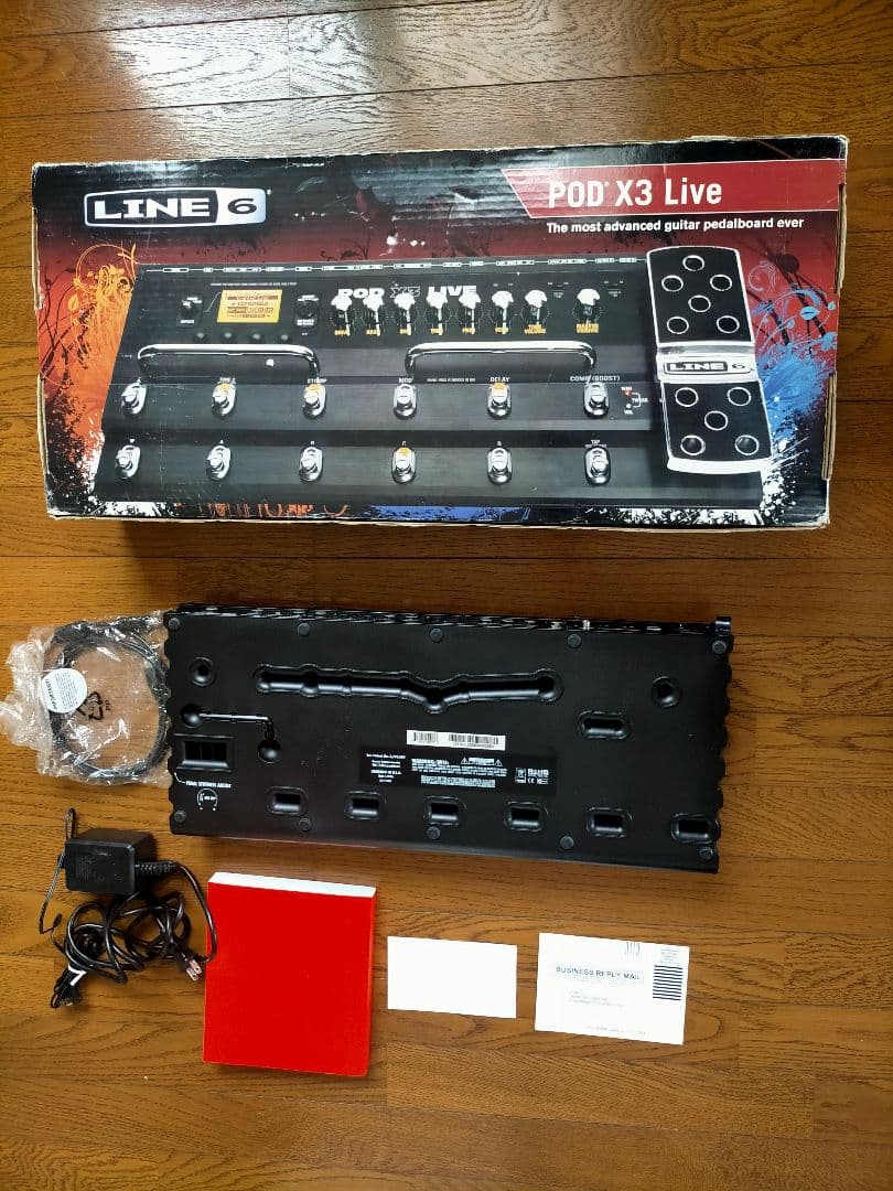 こてつ】LINE 6 POD X3 Live ギター　マルチエフェクター