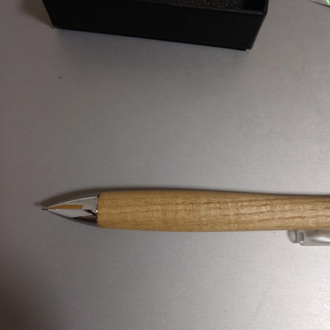 こぶた工房　シャープペンシル　欅　ケヤキ 0.5 箱　ウッドキューブ　オイル