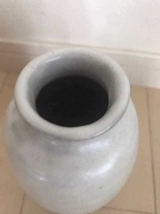 萩焼　七代　岡田仙舟　花瓶