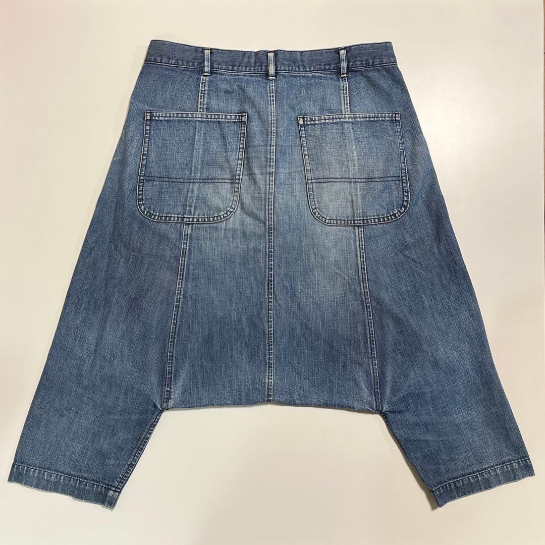 COMME des GARÇONS サルエルパンツ デニム ボトム ブルー S