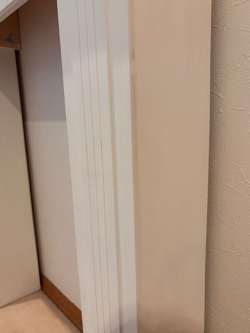 マントルピース ハンドメイド ホワイト インテリア　飾り棚 暖炉 リビング 家具