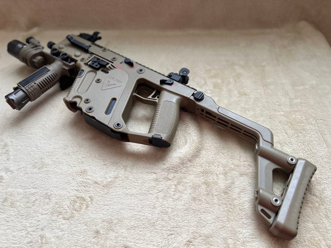 【オマケ付き】KSC クリス ベクター TAN ガスブローバック