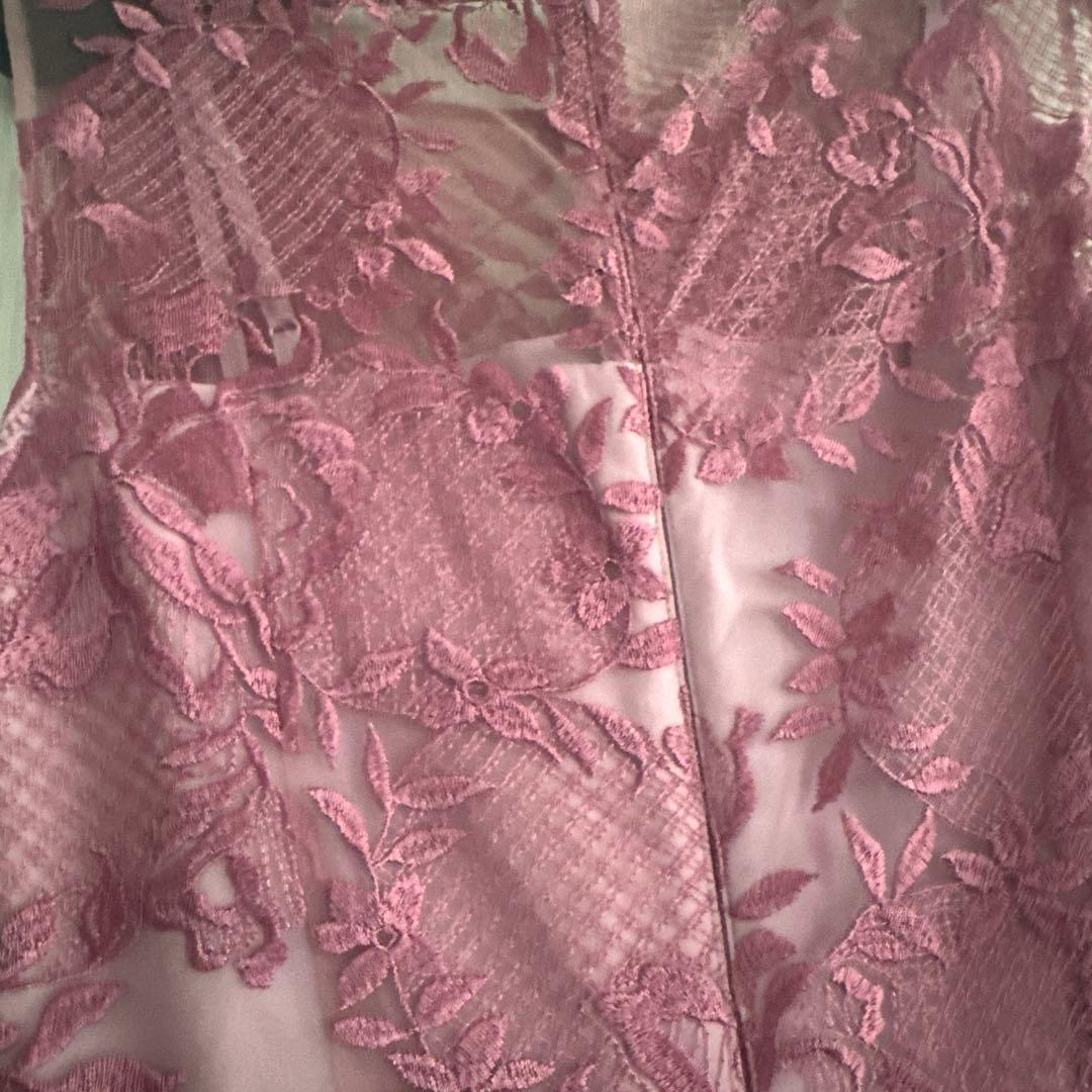 最終お値下げ！グレースコンチネンタル　トリミングレースワンピース