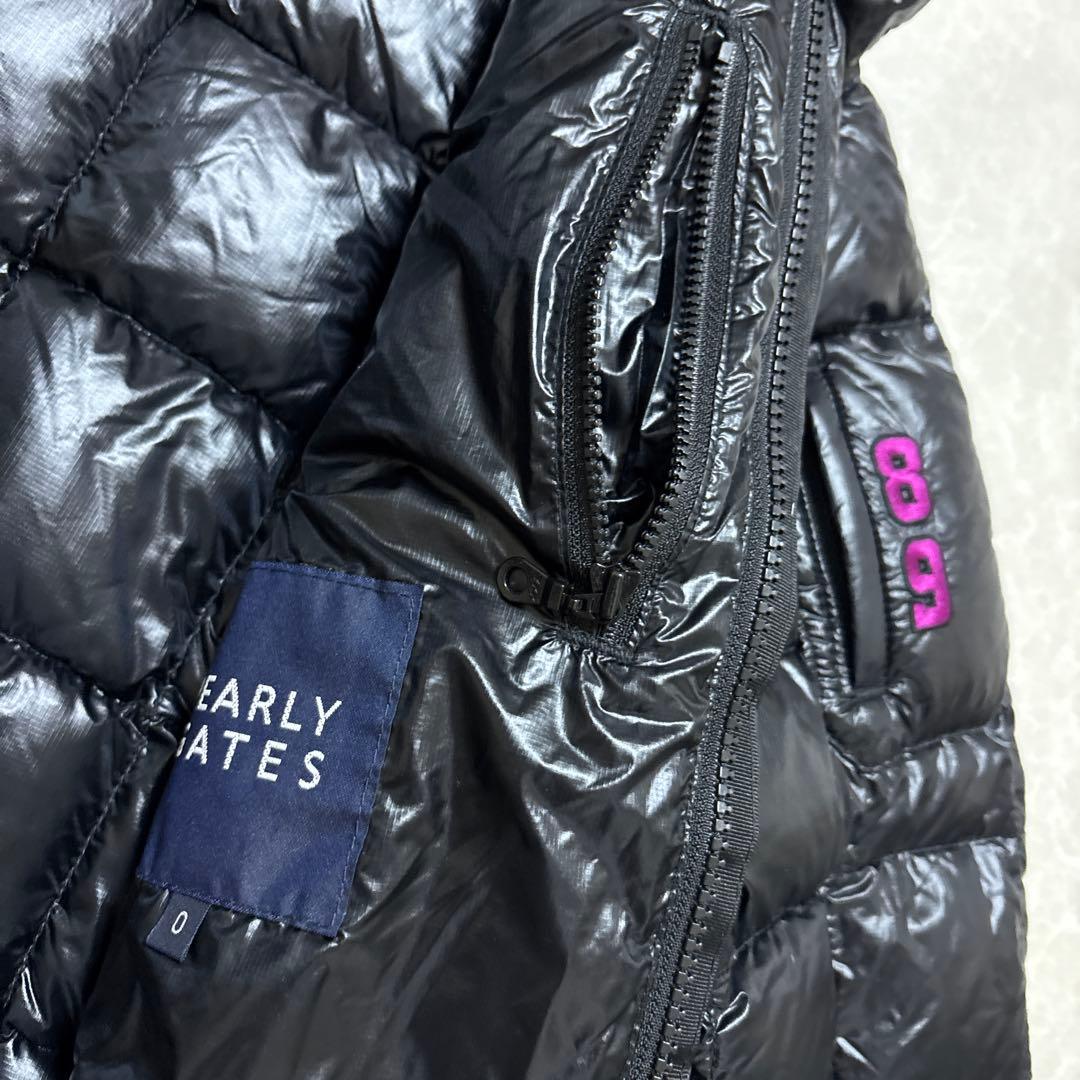 パーリーゲイツ★PERTEX®★袖着脱可能★ダウンジャケット【レディース 0（S