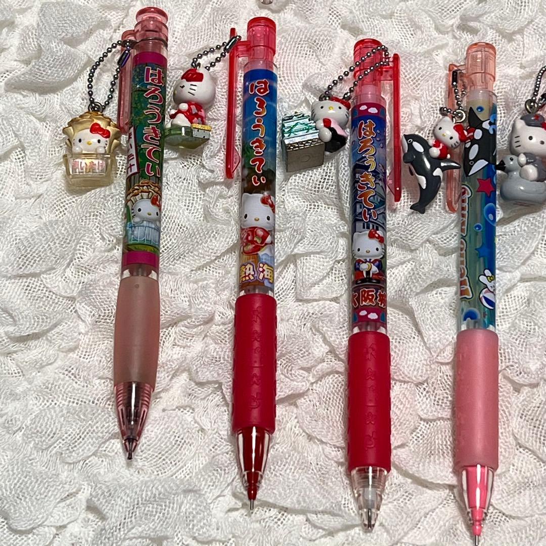 ご当地キティ ボールペン & シャープペンシル まとめ売り セット レア 日焼け