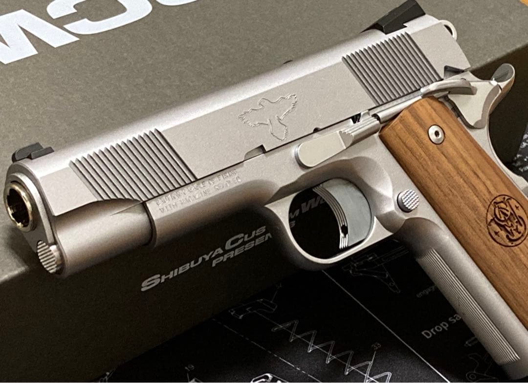 新品未使用 限定 WA SW 1911 GUNSITE EDITION シルバー