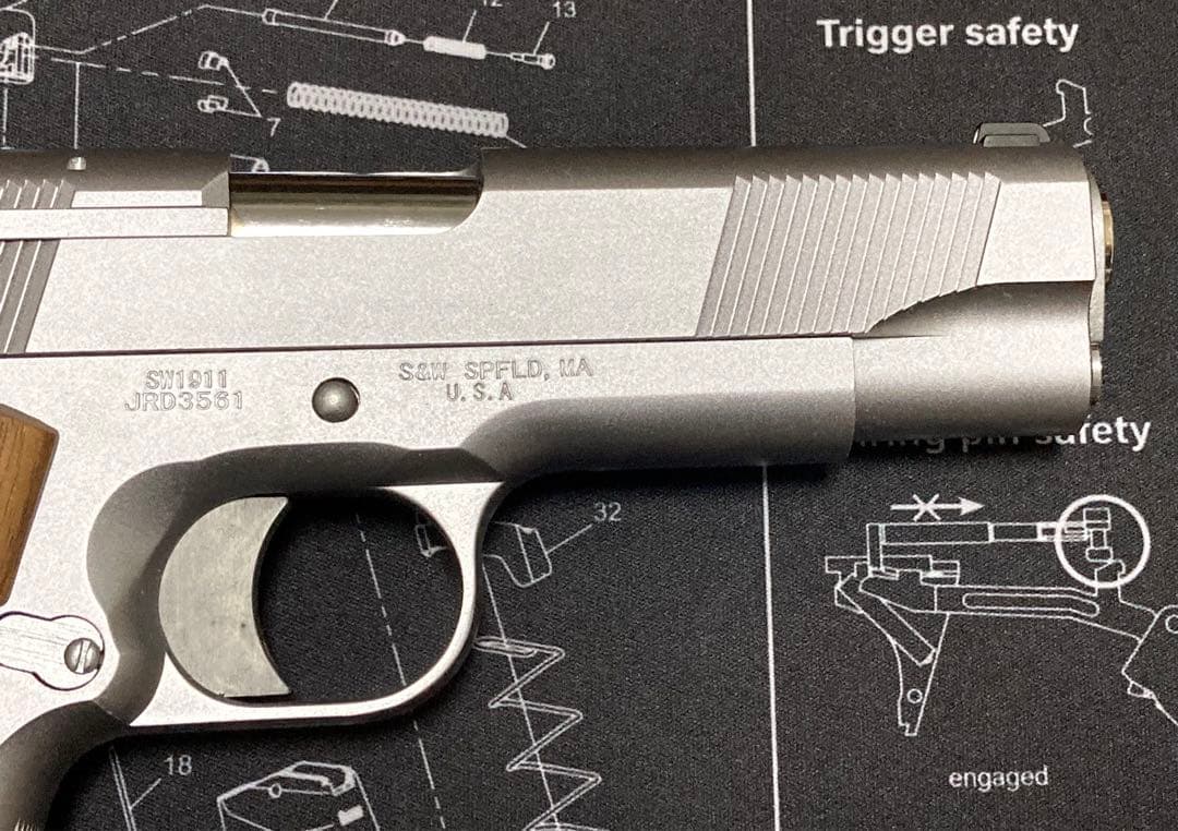 新品未使用 限定 WA SW 1911 GUNSITE EDITION シルバー