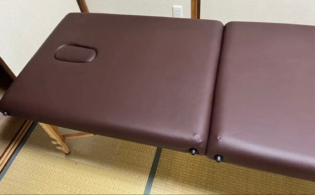 world JB 施術用　折りたたみ マッサージベッド　ダークブラウン