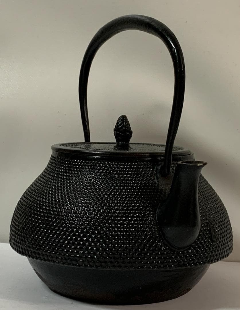 南部鉄器 あられ 童仙人鉄瓶 2L