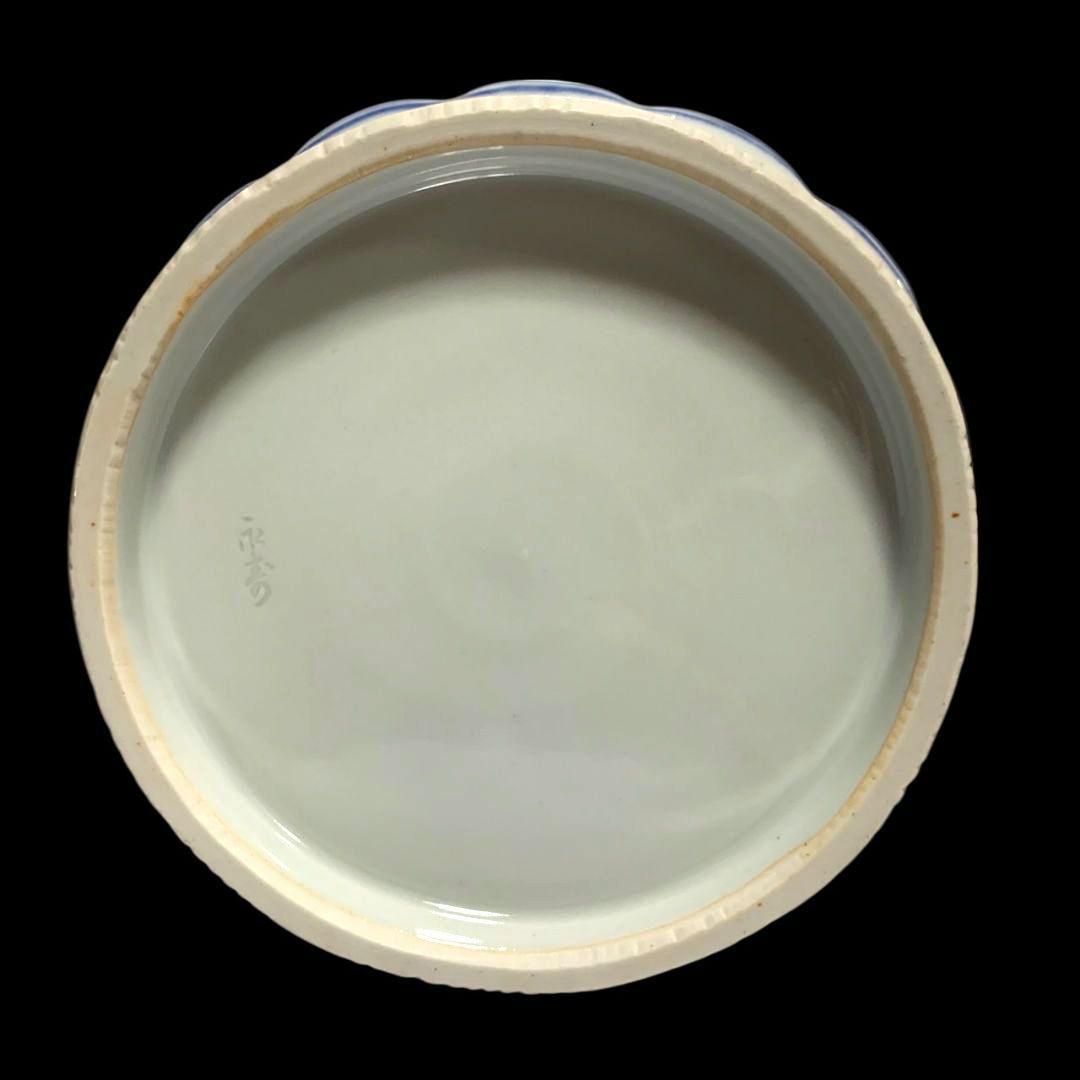 九谷焼 昧渓窯 矢口永寿 水指 桶皮水指 共箱 茶道具