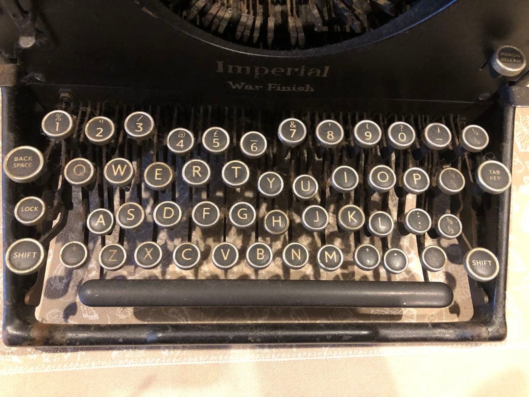 希少品❗️ 1940'S Imperial タイプライター War-Finish