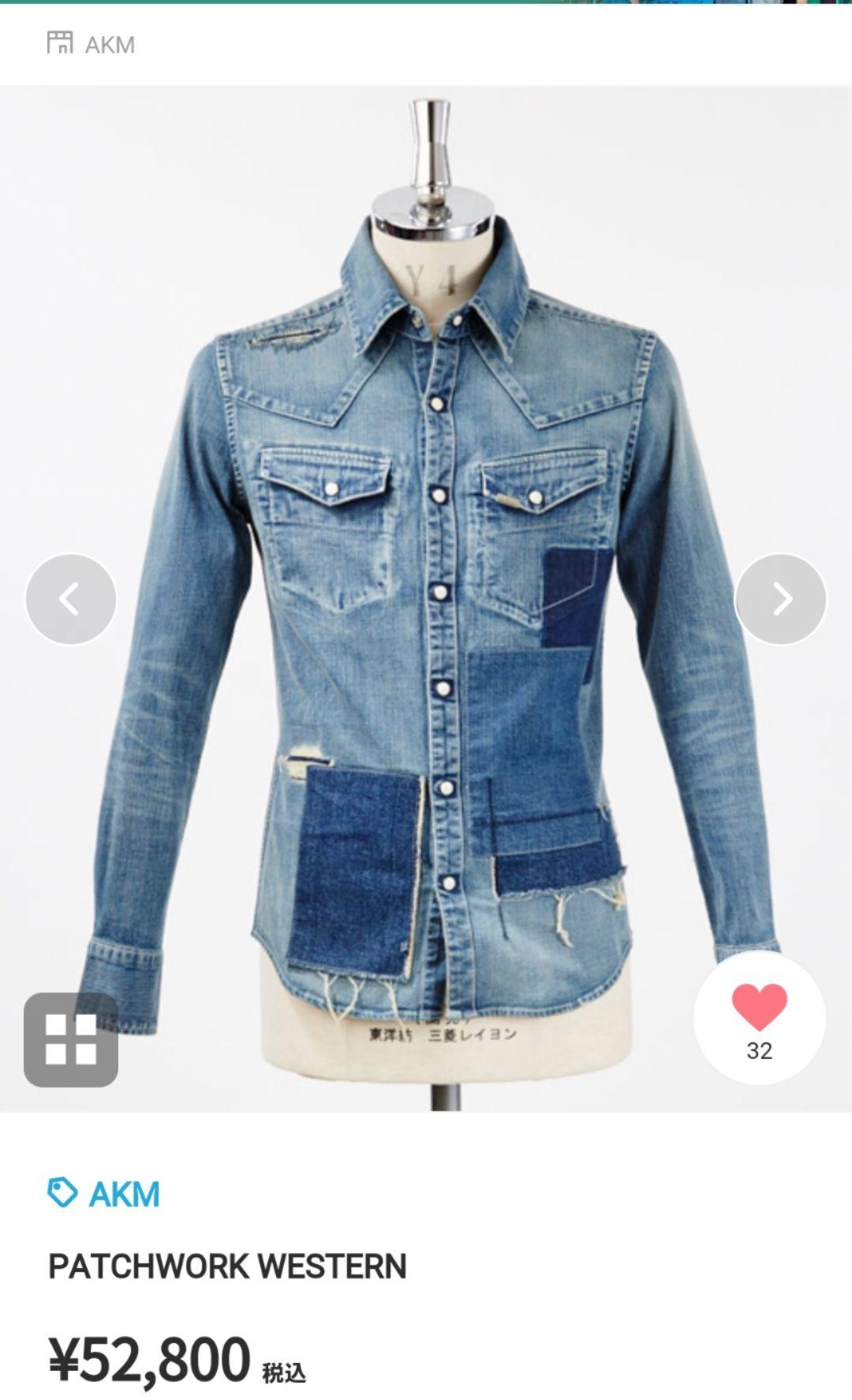 B'z　稲葉浩志　着用　デニムシャツ　AKM