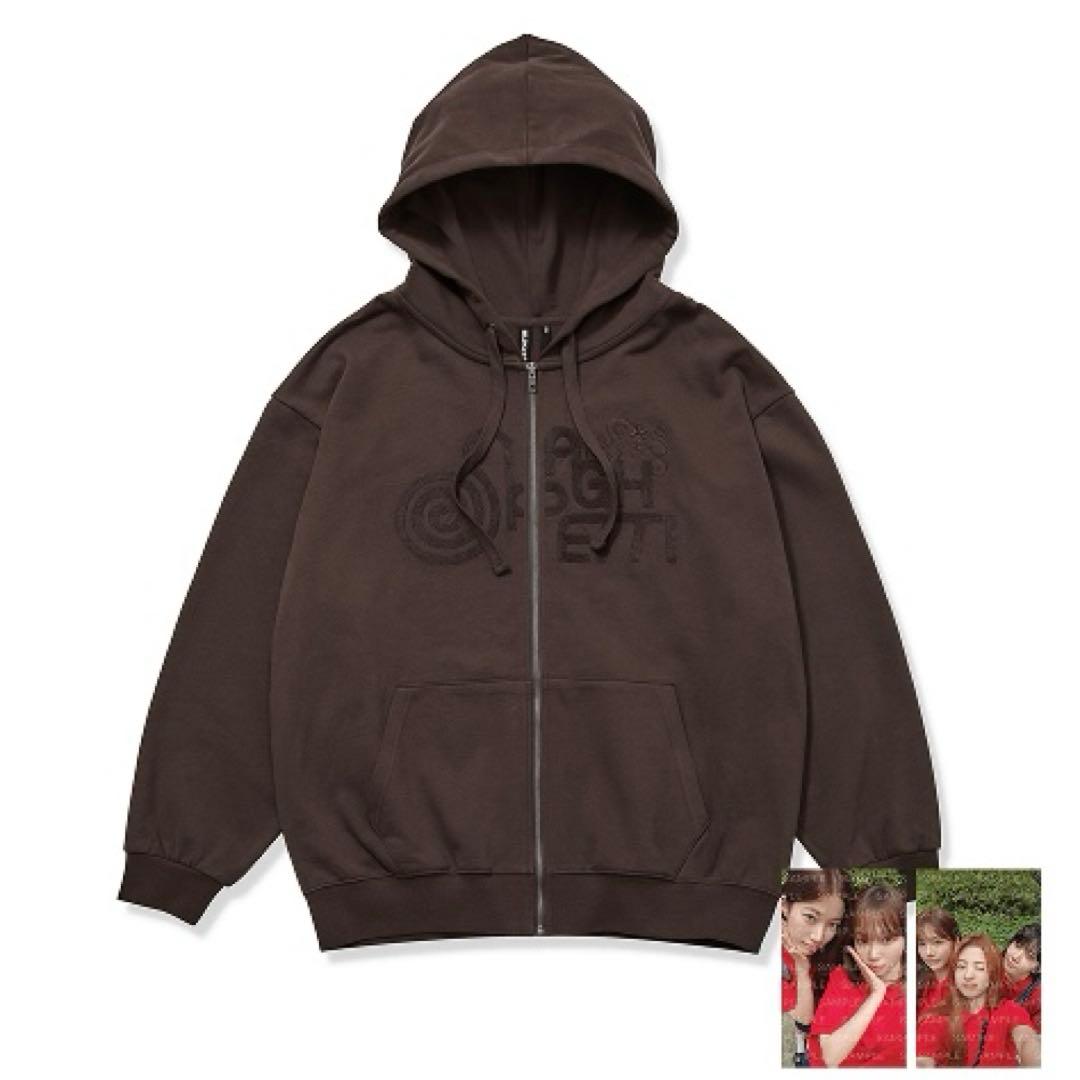 LE SSERAFIM SPAGHETTI Zip-up Hoodie トレカ付