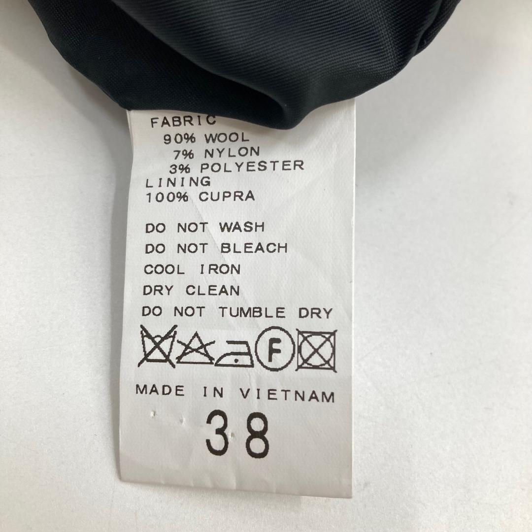 FRAMeWORK フレームワーク　ダブルチェスターコート　38サイズ　ブラック