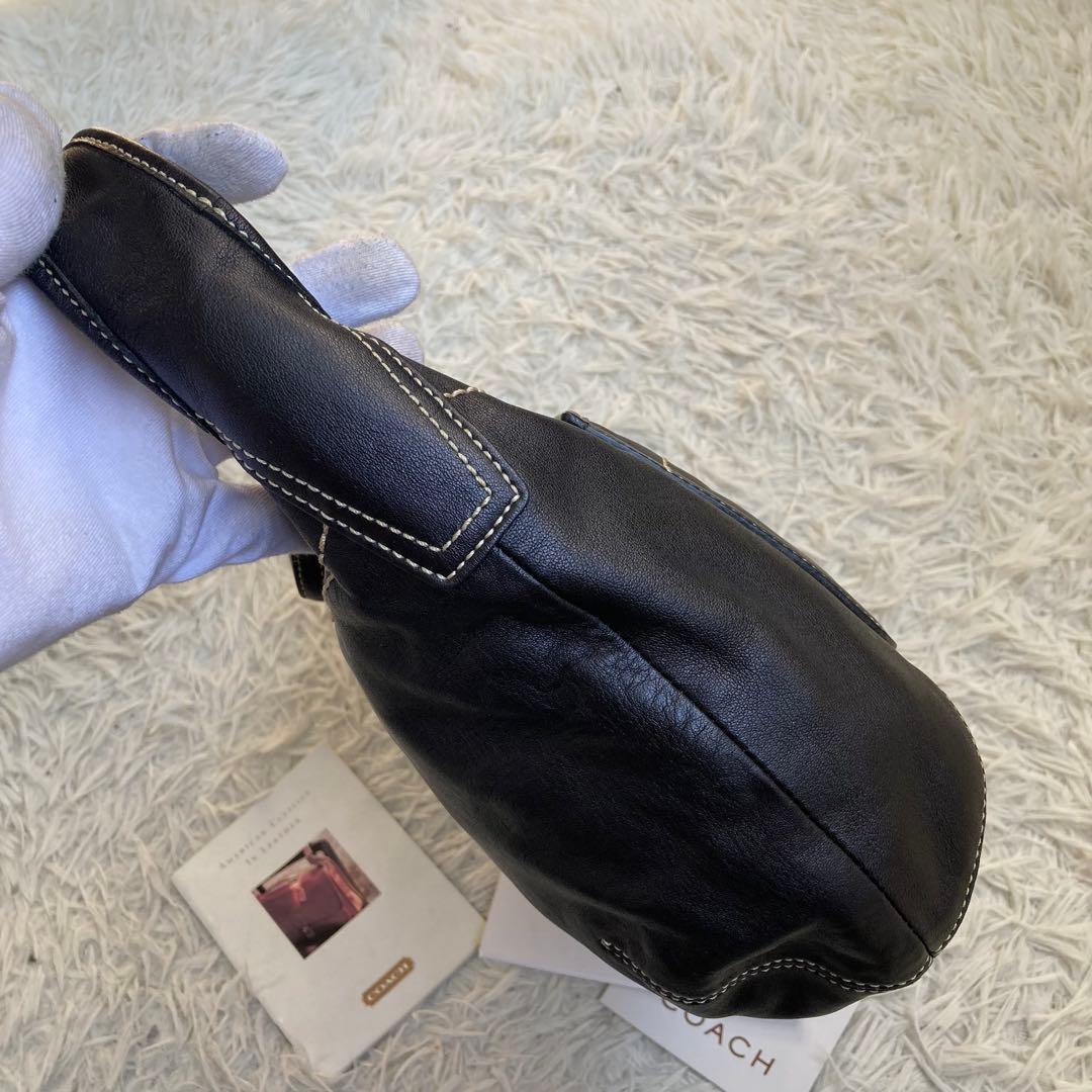 極美品 coach archive vintage old half moon