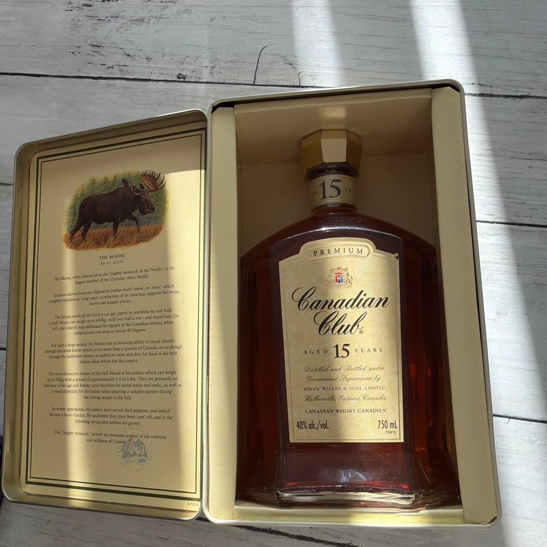 Canadian Club 15年ウイスキー 750mL