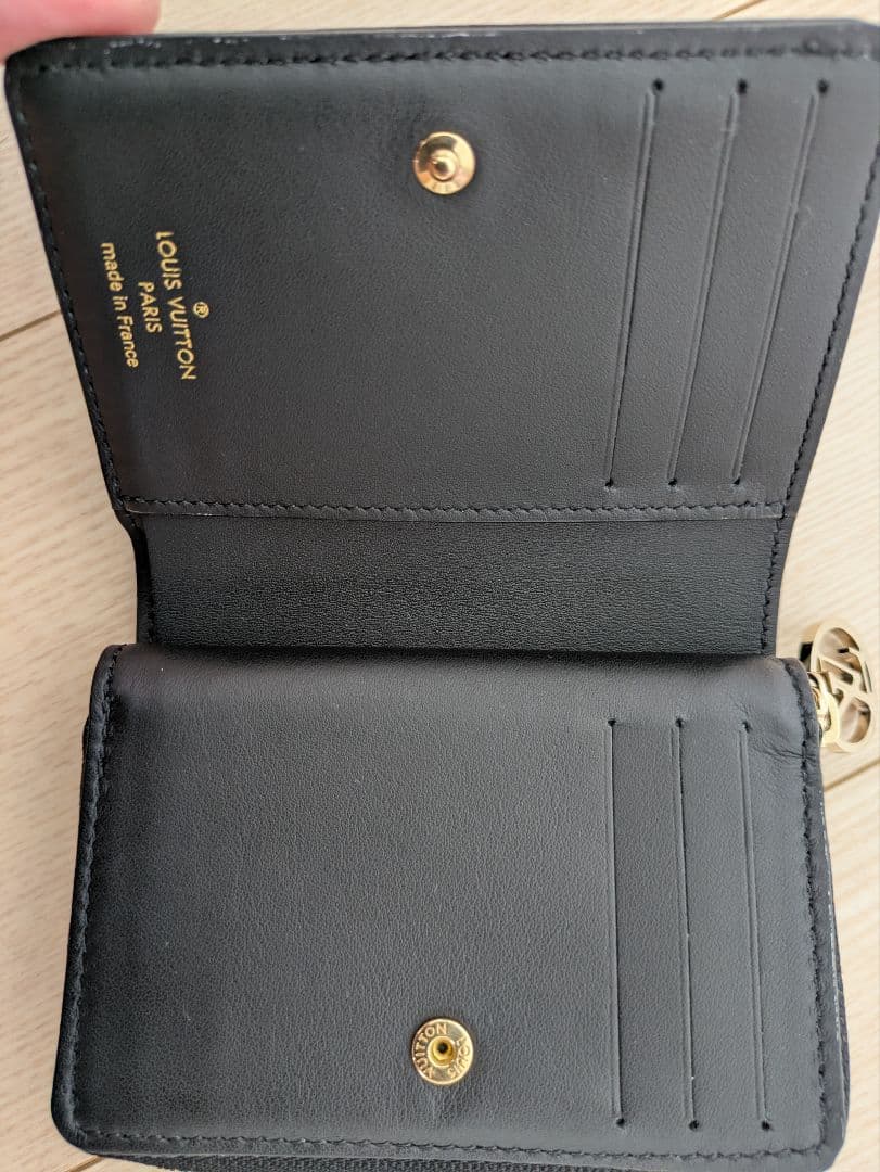 ルイ・ヴィトン財布 ポルトフォイユ・ルーM12378 ブラック ピンクレディース