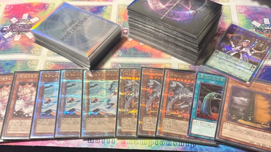 遊戯王 ブラックマジシャン デッキ 高レア プレイマット