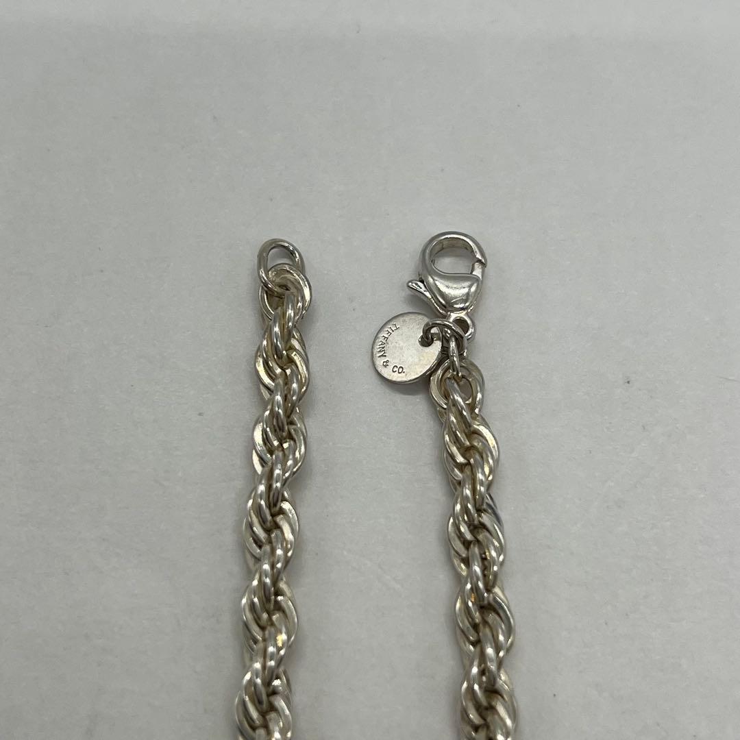 ティファニー TIFFANY ツイストロープ チェーンブレスレット SV925