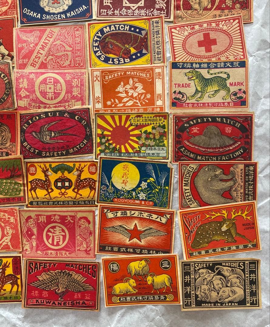 マッチラベル60枚　特選！日本　明治大正戦前