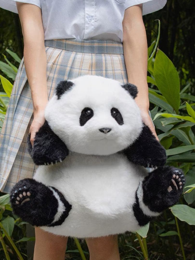 可愛いパンダぬいぐるみ肉球付き