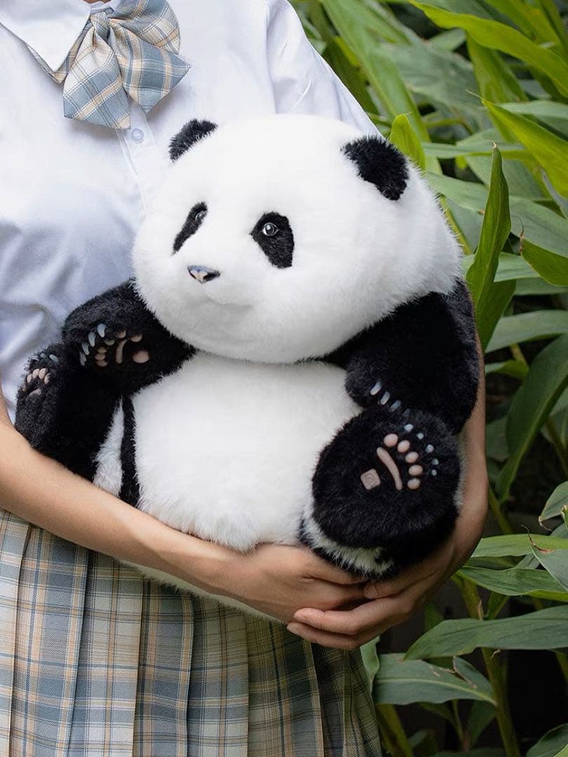 可愛いパンダぬいぐるみ肉球付き