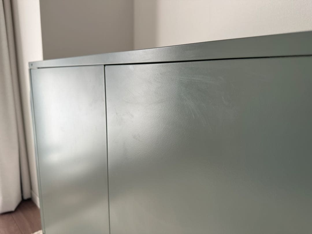 abc【美品】IKEA　NIKKEBY 収納　チェスト　グレーグリーン