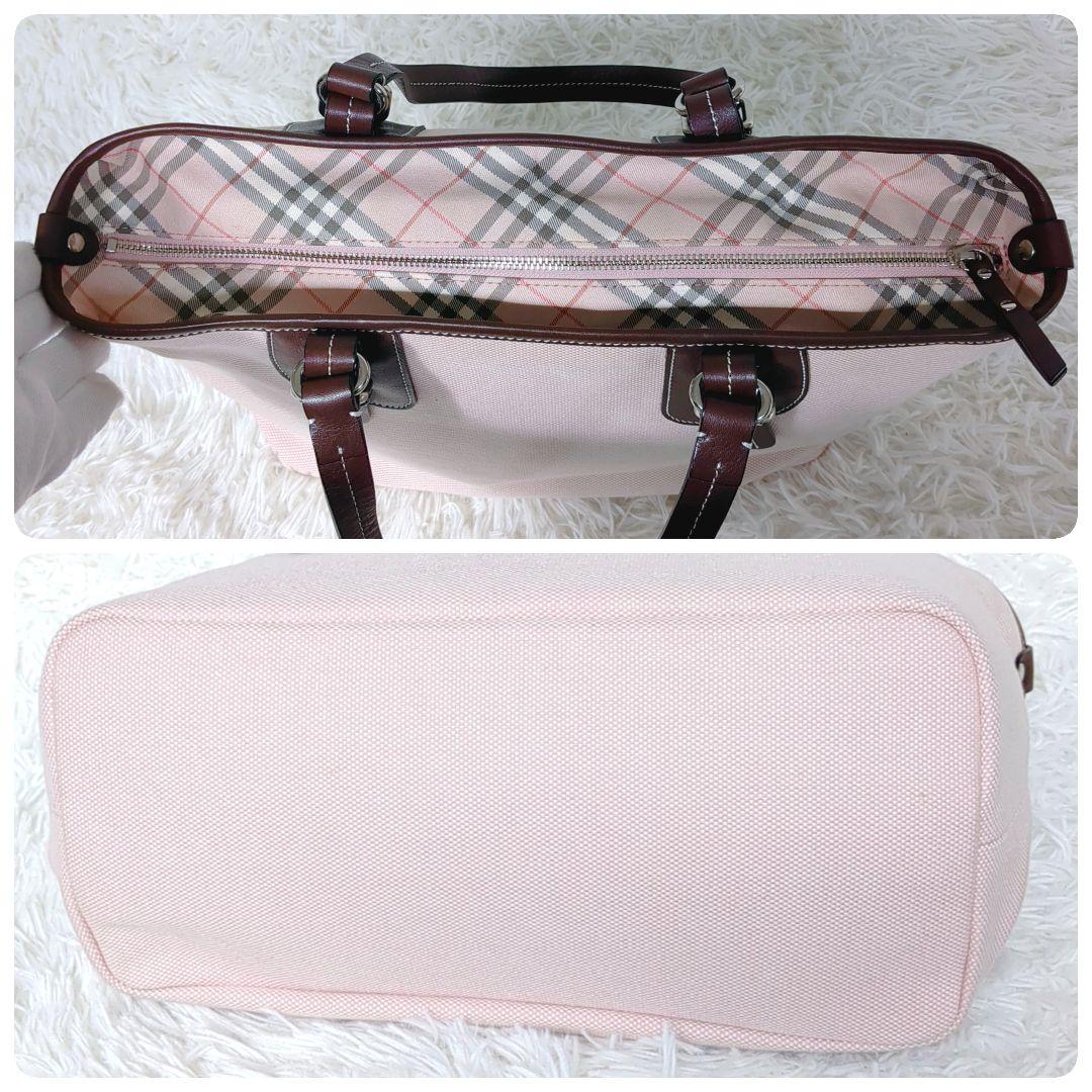 希少✨️BURBERRY　ノバチェックハンドバッグ トートバッグ 　ピンク