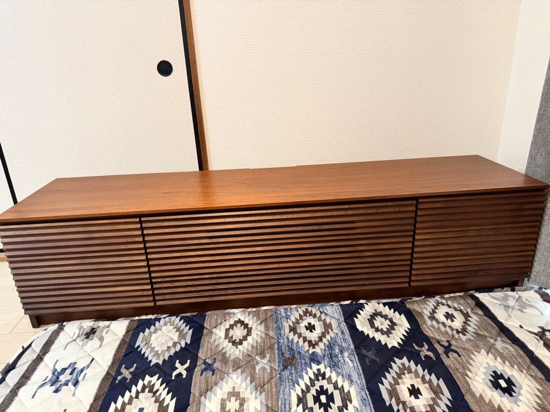 美品 岡家具工業 大川 ウォールナット材テレビボード180サイズ IDC大塚購入